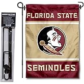 Florida State FSU Noles Garden Flag with Stand Holder