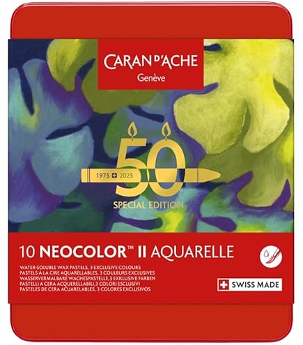 Amazon.com: Caran d'Ache Classic Neocolor II Water-Soluble Pastels