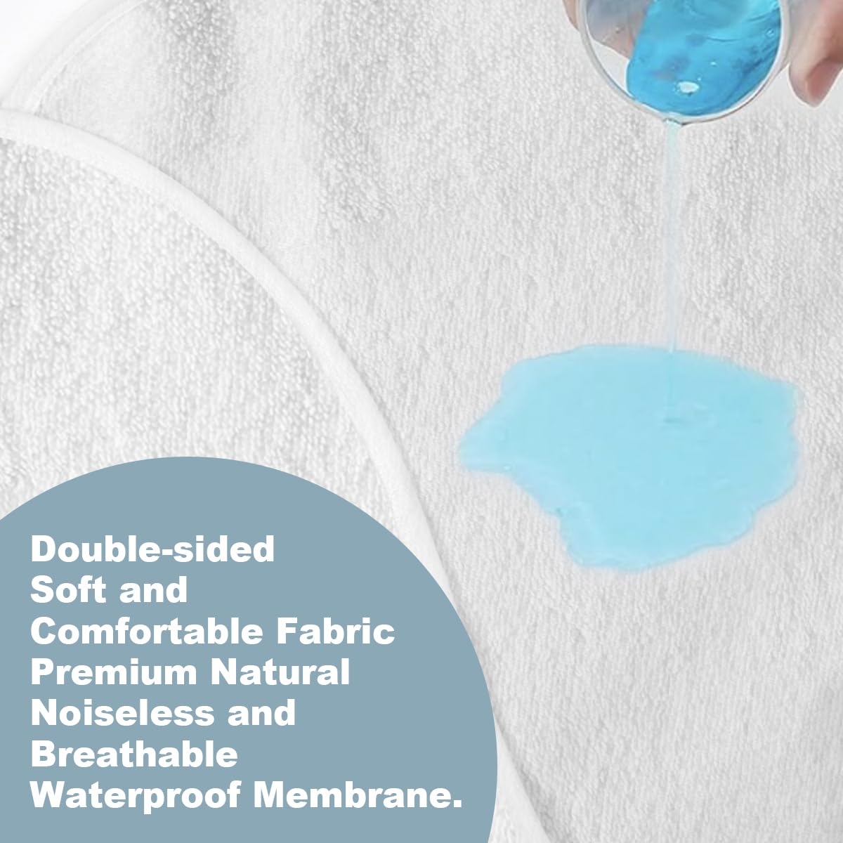 Thicker 4-Pack Waterproof Changing Pad Liners - Ultra Soft & Absorbent for Baby, Fits Keekaroo Peanut Changer & Standard Pads, Machine Washable, Two-Sided Design (15