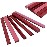 CBRIGHT Sharpening Stone Set, 6pcs 3000# Ruby Small Fine Whetstone Kit | Polishing Sharpener Stone for Sharpen Chisel Gouge,Knife and Bladed Cutting Tools, Variety of Shapes[Length:100mm(3.94Inch)]