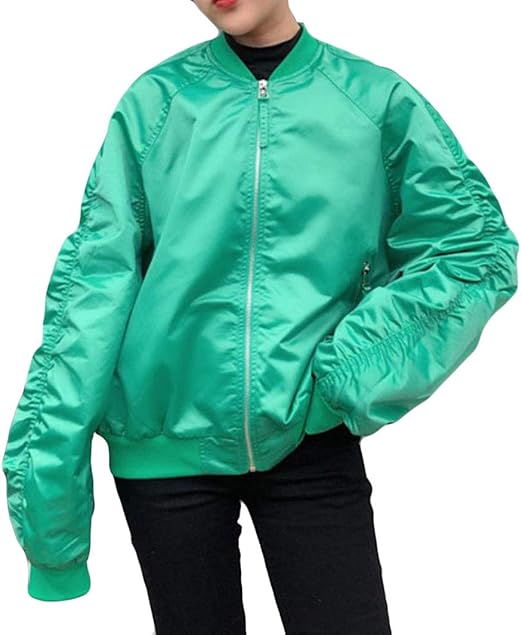 Amazon Baluote レディース コート ジャケット Ma 1 ゆったり ジャンパー アウター 長袖 コート レディース Ma 1 原宿系 Bf風 ブルゾン ジャンパー オーバー コート ジャケット 通販