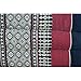 Zafuko Yoga, Meditation, Kundalini and Pilates Cushion (Zafu) Block, Bolster, Floor Pillow, Prop 100% Organic Kapok Fiber Filling – Small Block (Black & Red)