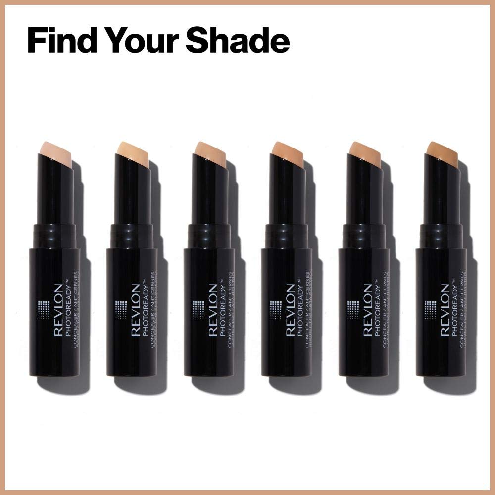 Revlon PhotoReady Concealer Stick, Creamy Medium Coverage Color Correcting Face Makeup, Light Medium (003), 0.16 oz : Concealers Makeup : Beauty