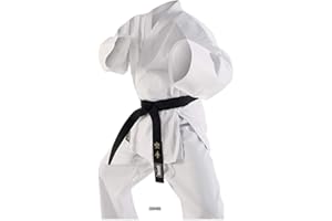 Kango Fitness Karate Gi 8oz Weight Uniform with White Belt KJJ-005