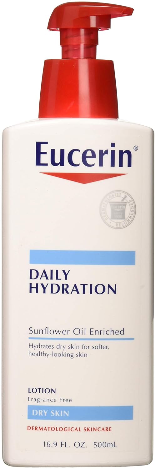Eucerin Daily Hydration Lotion - Light-weight Full Body Lotion for Dry Skin - 16.9 fl. oz. Pump Bottle
