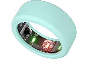 Wawoday Silicone Ring Protector Compatible with Oura Ring, Elastic Ring Cover for Oura Ring Gen 3 for Working Out (Teal, S (6/7/8/9/10))