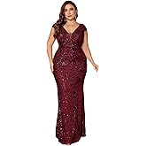 BluePlum Sequin Fashion Evening Dress