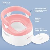 Jool Baby Potty Chair Toddler Training Pink with Splash Guard Back Support view 3
