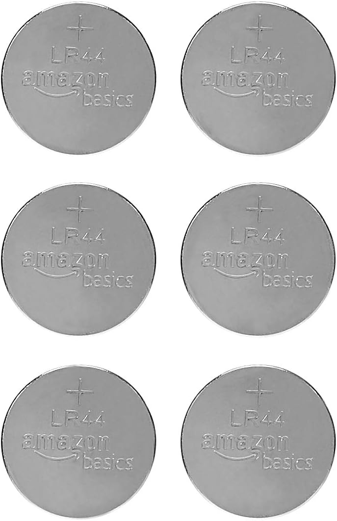 Amazon Basics 6-Pack LR44 Alkaline Button Coin Cell Battery, 1.5 Volt, Long Lasting Power, Mercury-Free,packaging may vary - Image 4