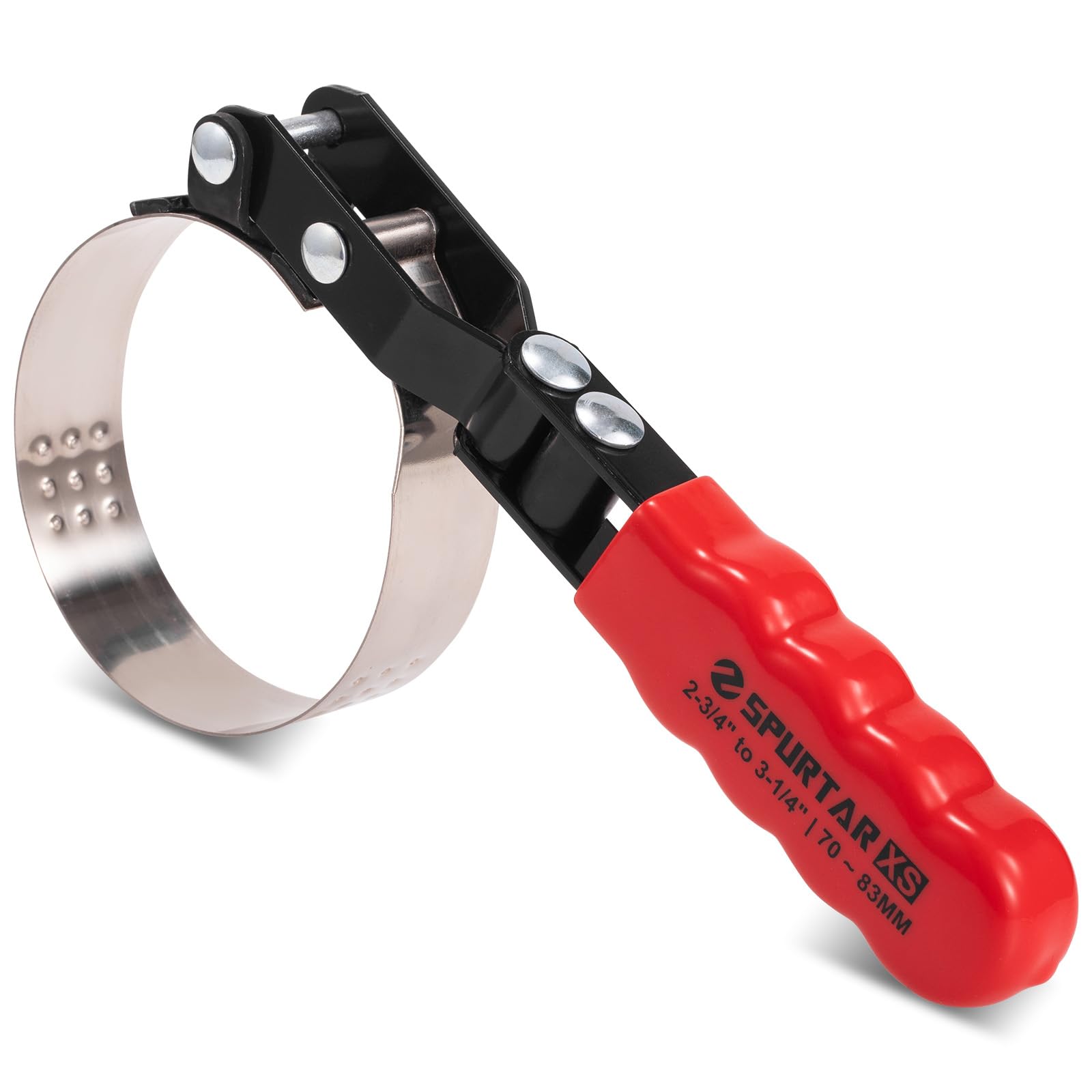 Photo 1 of Spurtar Extra Small Oil Filter Wrench, Swivel Oil Filter Removal Tool, Fits Filters 2-3/4" to 3-1/4" (70-83mm) for 4S Shop Auto Repair Mechanic DIY Generator Small Engine