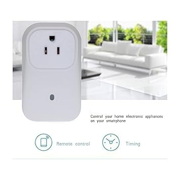 dhmxdc Wi-Fi Smart Socket Outlet nosotros enchufe, encender/apagar ...