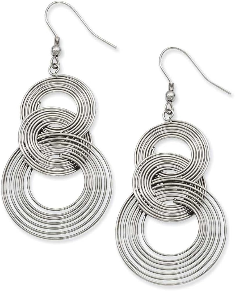 chisel stainless steel earrings
