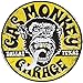Gas Monkey Garage Yellow Vinyl Sticker Diecut 2 Stickers