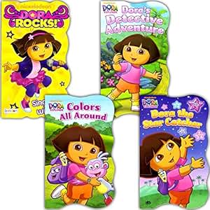 Amazon.com : Dora the Explorer Board Books - Set of Four ...