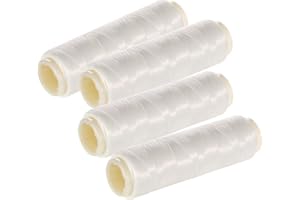 Walmeck Pack of 4Pcs High Tensile Elastic Sea Fishing Bait Thread Lure Line Saver