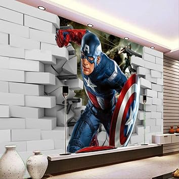 3d Capitan America Fondos De Pantalla Vengadores Foto Papel