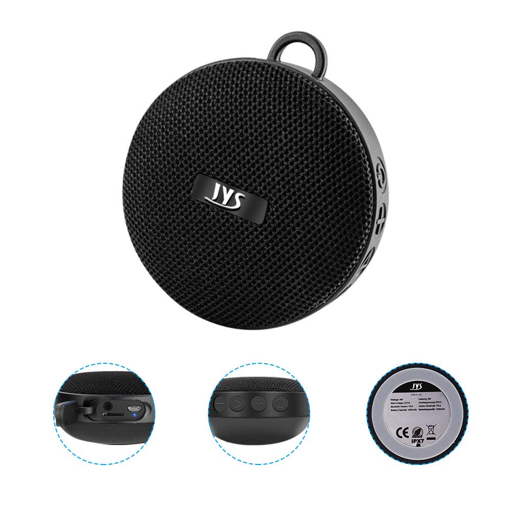 新しいコレクション 吸盤式bluetoothスピーカー Joytorn 防水吸盤付きワイヤレススピーカー B07qw8snp2 内蔵マイク Tfカード対応 調理など 掃除 シャワーストール デジタルオーディオアクセサリ 4 H Org