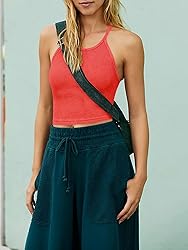 LASLULU Spaghetti Strap Sports Bras for Women