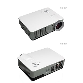 Flyball Model- 201910 LED Home Theatre Multipurpose Projector (White)