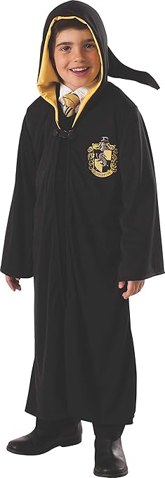 Rubies offizielles Hufflepuff-Harry-Potter-Kostüm für Jungen oder Mädchen, ausgefallenes Kinderkostüm, Weltbuchtag
