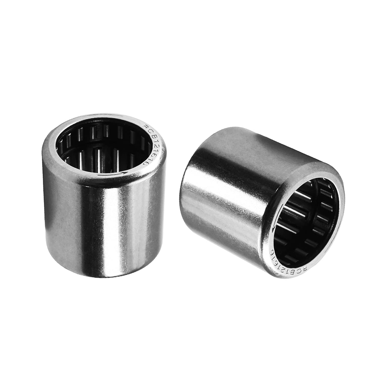 RCB121616 Drawn Cup Needle Roller Bearings, Oneway Bearings 3/4" Bore Dia, 1" OD, 1" Width 2pcs