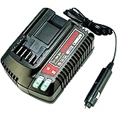 Compatible with Craftsman Vehicle/Car Charger for 20V Craftsman V20 Lithium-ion Battery Charger for CMCB201 CMCB202 CMCB203 CMCB204 CMCB205 CMCB209,Charger CMCB100,CMCB101 CMCB104, CMCB124, CMCB102
