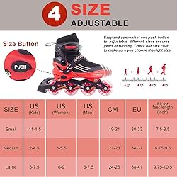 Kids Inline Skates for Girls Boys with All Wheels