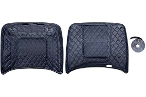 Advanblack Tour Pack Liners, Blue Thread Stitching Liner Razor Tour Pack and Harley OEM Rushmore Style Chopeed Size Tour Pack