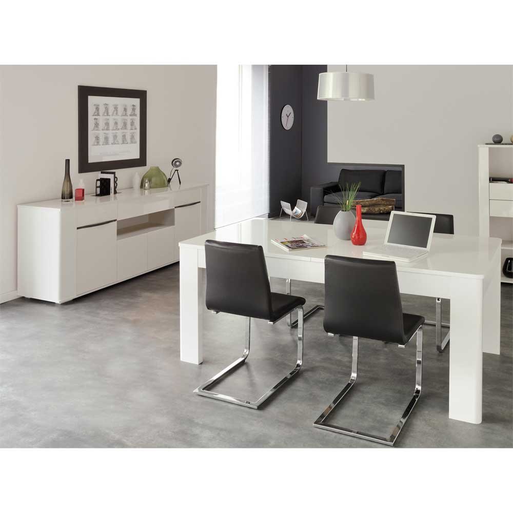 Möbel Set für Esszimmer Weiß Hochglanz (2-teilig) Pharao24 jetzt bestellen