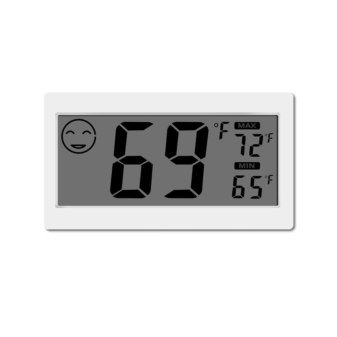 Digital Thermometer Indoor Hygrometer Room Temperature Monitor Humidity Gauge with Big Screen