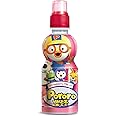 Paldo Fun & Yum Pororo Kids Strawberry Flavor Drink, Pack of 8, Fruit Juice Drinks with Comfortable Push-Pull Sports Cap, Perfect Drink for Children 7.95 fl oz. x 8