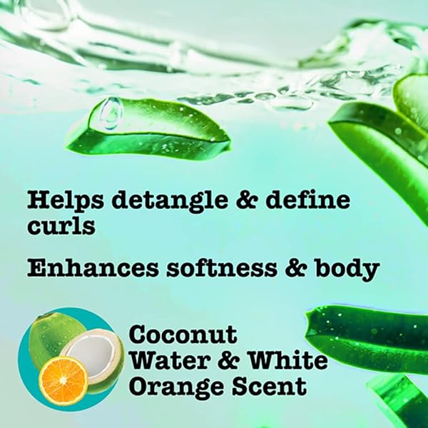 MAUI MOISTURE CURL QUENCH + COCONUT OIL SHAMPOO + CONDITIONER TO HYDRATE AND DETANGLE TIGHT CURLY HAIR, SOFTENING SHAMPOO, VEGAN, SILICONE & PARABEN-FREE, 13 FL OZ