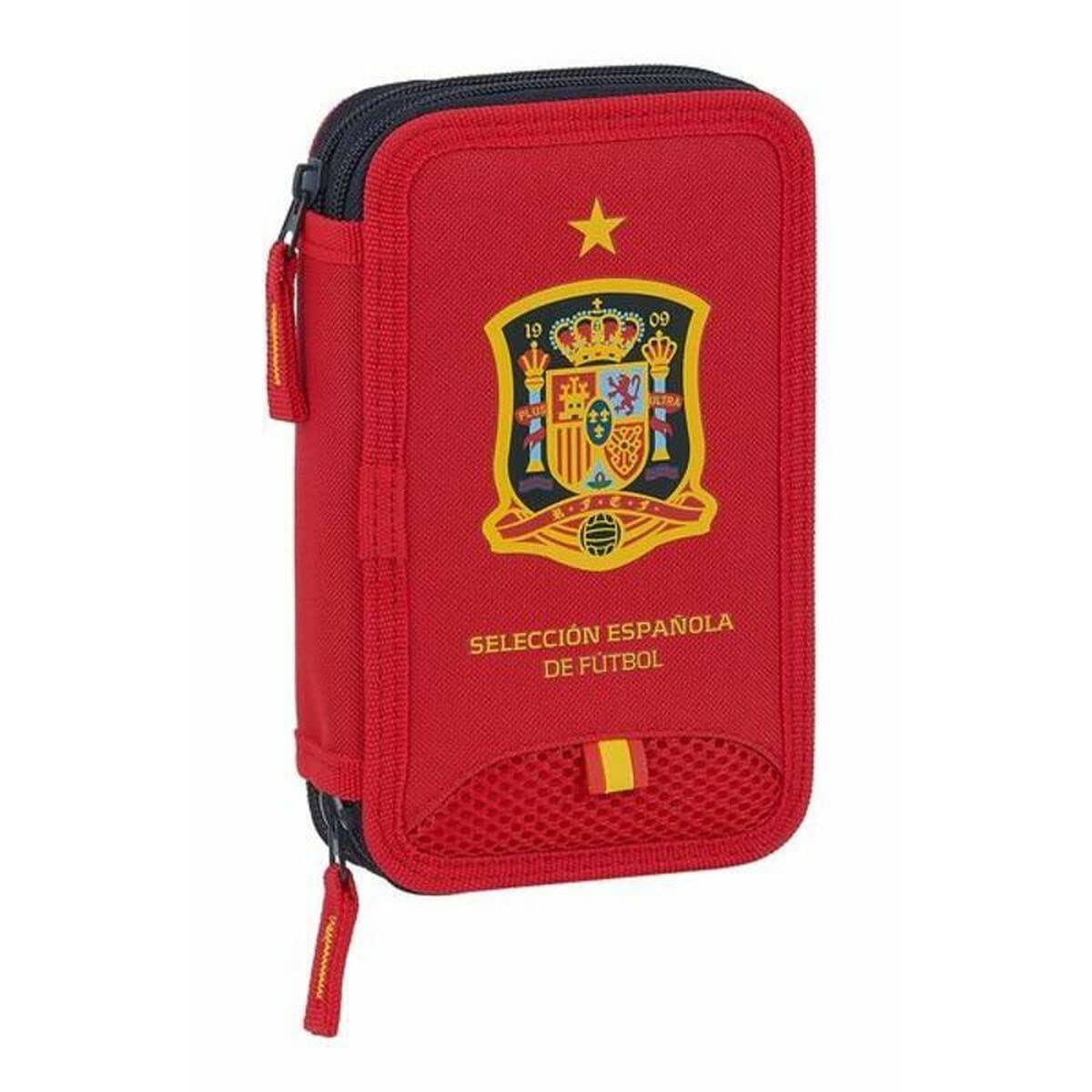 Spanish Football, red, Plumier Doble pq, Double pq Pen