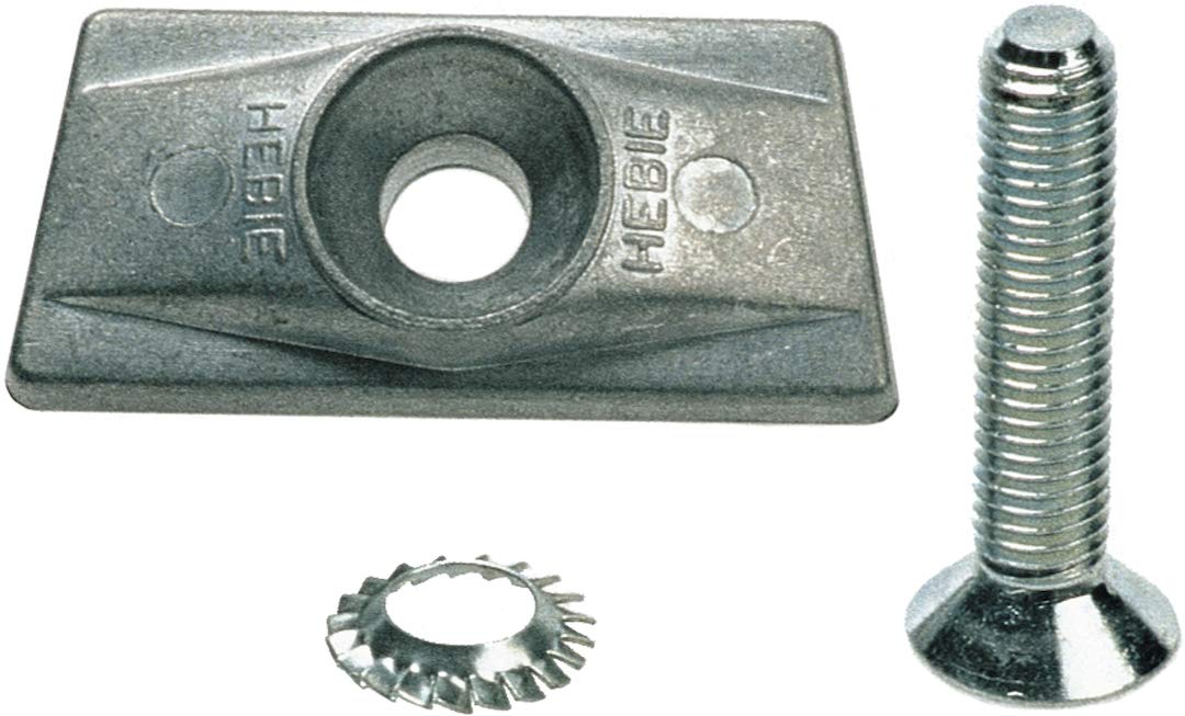 Hebie Unisex - Adult Adapter Plate-03405552 Adapter Plate, Black, One Size