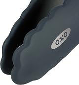 OXO Good Grips 22.8 cm Tongs with Silicone Heads Black view 2