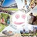 CHERIEY Hand Free Personal Fan, Neckband Fan Portable Mini Double Fans with USB Rechargeable, 3 Speeds Adjustable Wearable Fan for Home Office Travel Indoor Outdoor Activities
