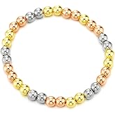 COOLSTEELANDBEYOND Beads Bracelet for Women Men