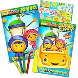 Team Umizoomi Coloring Book Super Set -- 2 Coloring and Activity Books, Over 30 Stickers and Jumbo Toddler Crayons