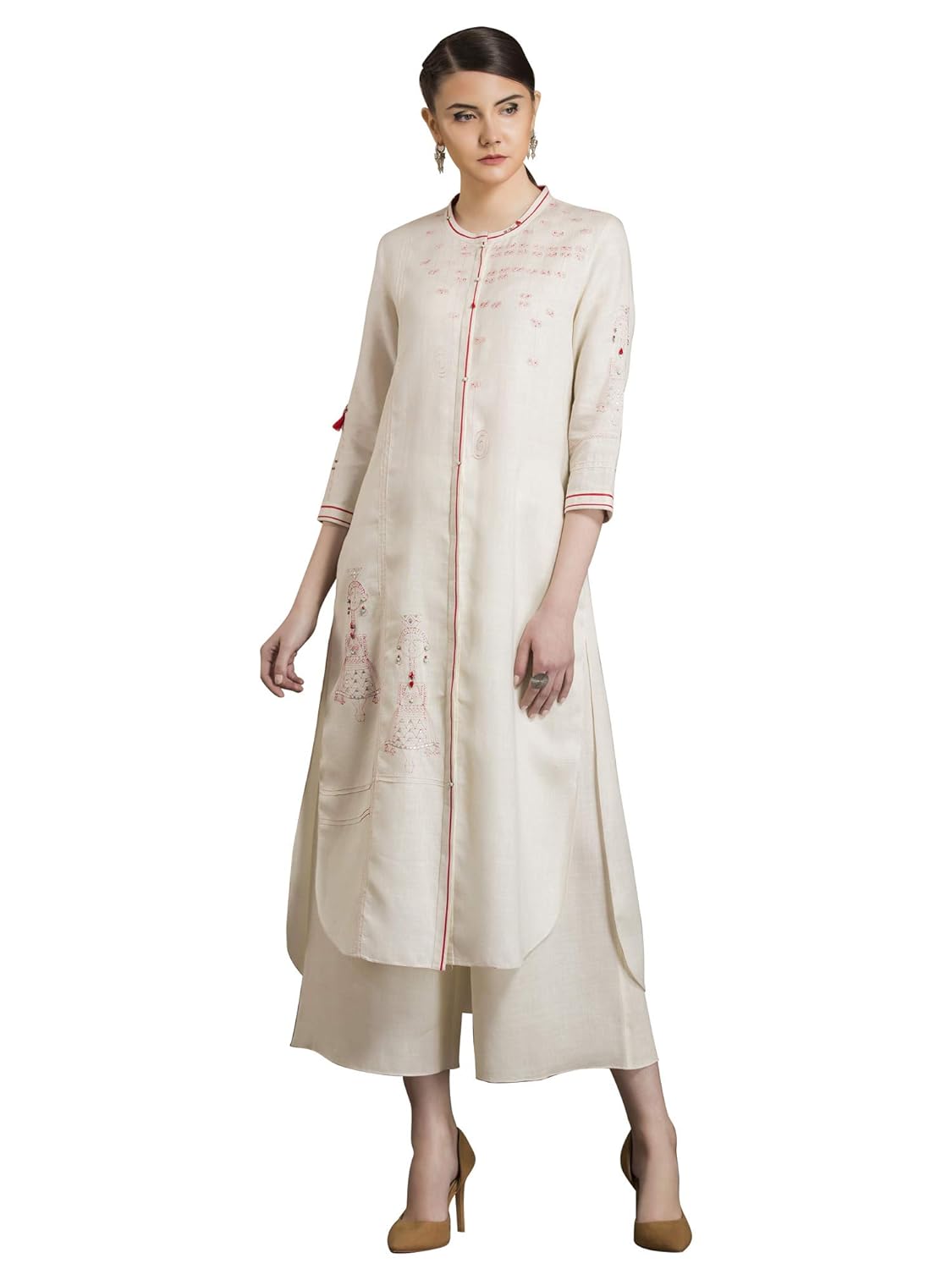 am pm women's linen dress suit