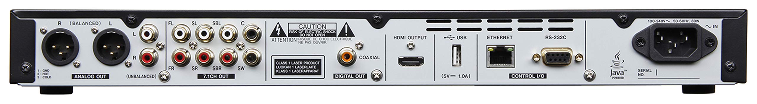 Tascam BD-MP1 Professional-Grade Rackmount Blu-ray Player Black 21.57 x 14.21 x 6.42
