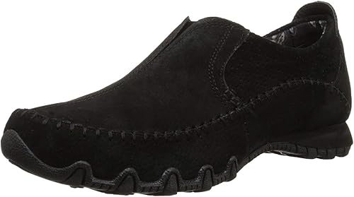 skechers women's bikers expressway slip on