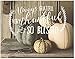 Jada Venia Pumpkins Always Grateful Light Box Insert, Brown