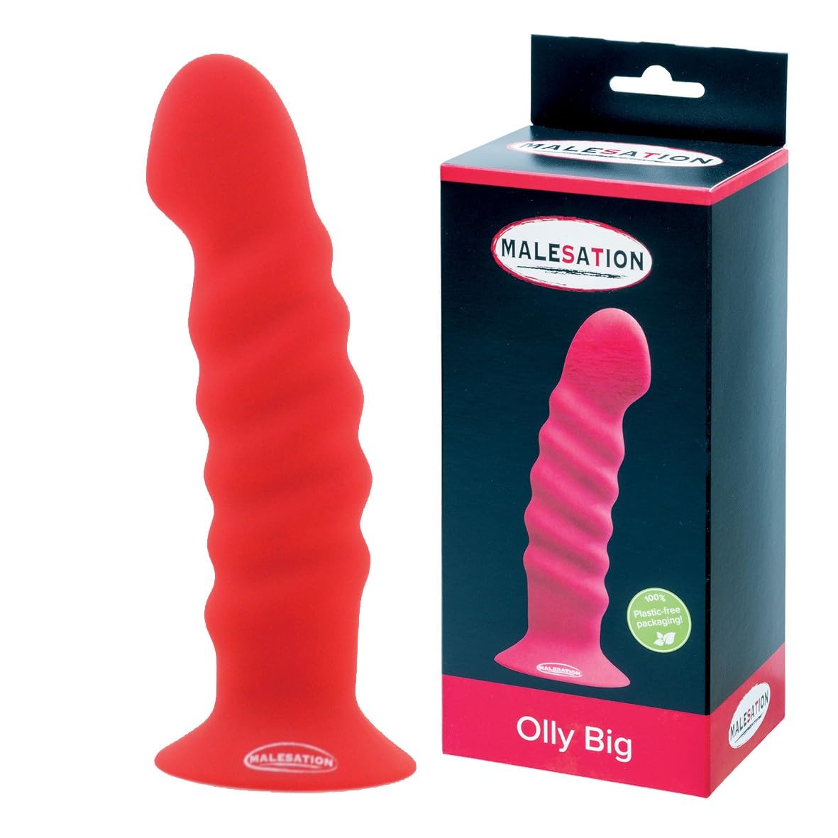 MALESATION Olly Dildo Red 19.7 cm