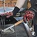 AYL BBQ Gloves Heat Resistant Up to 932⁰F: Insulated Kitchen Cooking Baking & Grilling Gloves for Holding Pots, BBQ, Grill, Non-Slip, Comfy Gril, Mitts, Top BBQ Accessory (Blue/Red)