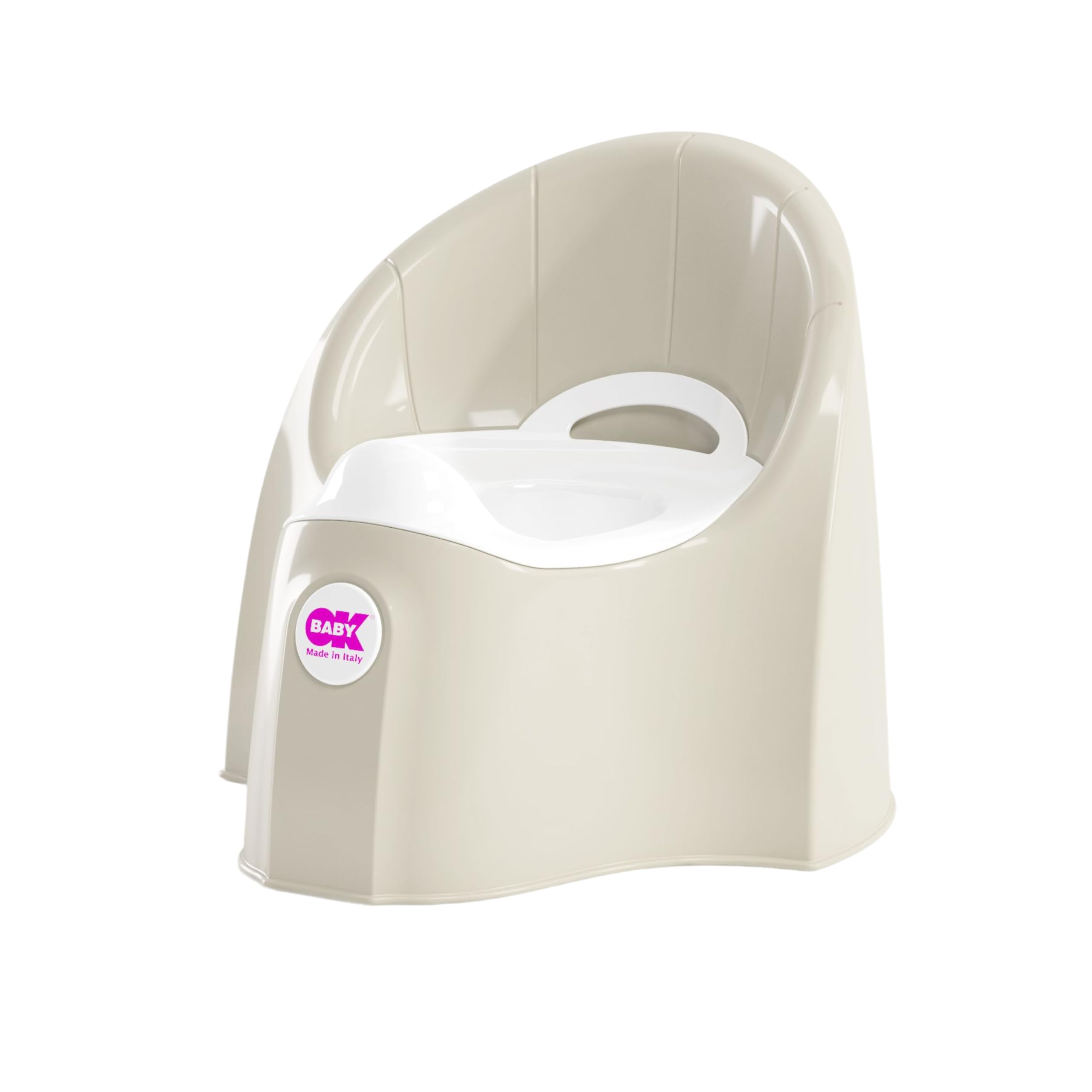 OKBaby Pasha Potty Chair, White