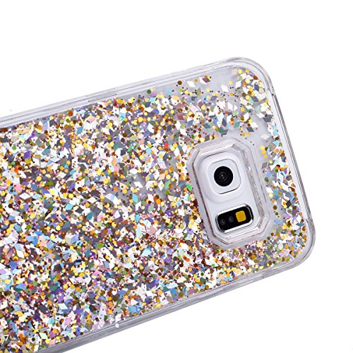 PHEZEN Galaxy S6 Case, Galaxy S6 Bling Glitter Case, 3D Creative Design