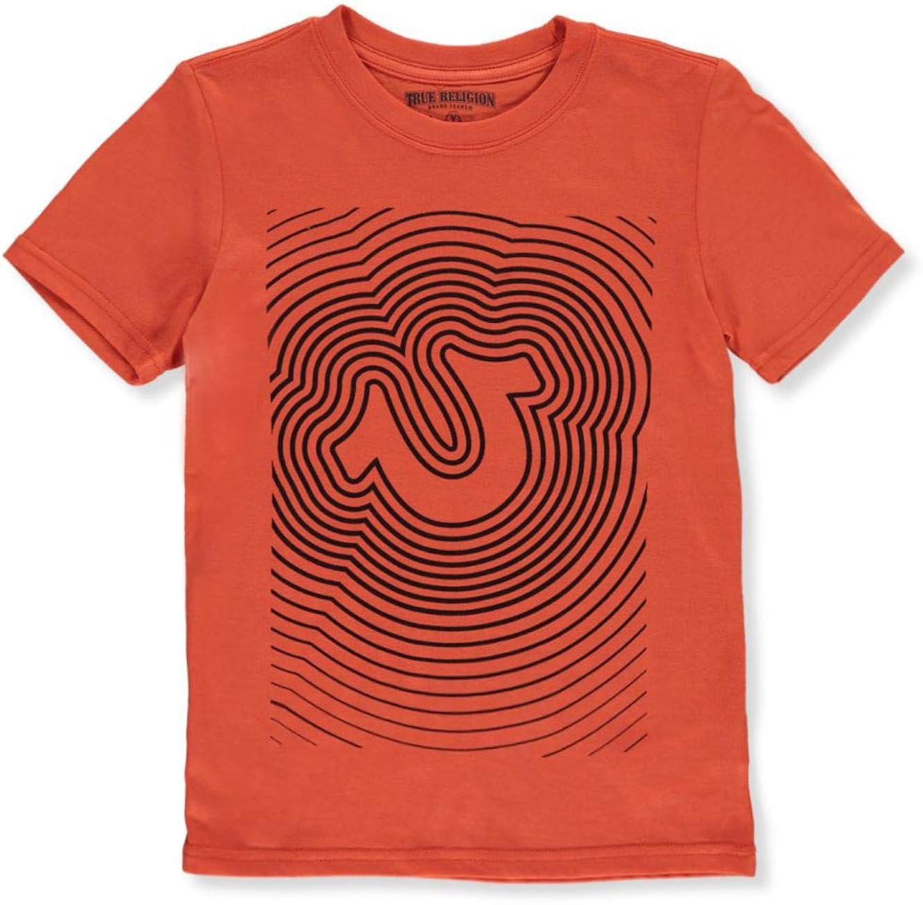 true religion orange shirt