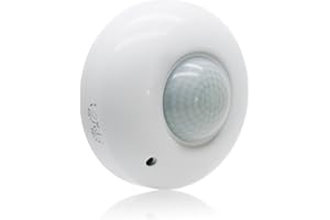 Sensky 360 Degree Ceiling Mount Occupancy Sensor, 110-240V PIR Motion Sensor Switch, High Sensitive Movement Detector Light Switch, Neutral Required(Max Detection Distance: 6 m)