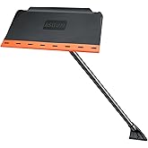 AstroAI 48Inch 2-in-1 Snow Scraper for car Snow Broom and Detachable Ice Scraper with Non-Abrasive Silicone Head for Cars, Tr