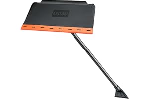AstroAI 48Inch 2-in-1 Snow Scraper for car Snow Broom and Detachable Ice Scraper with Non-Abrasive Silicone Head for Cars, Tr